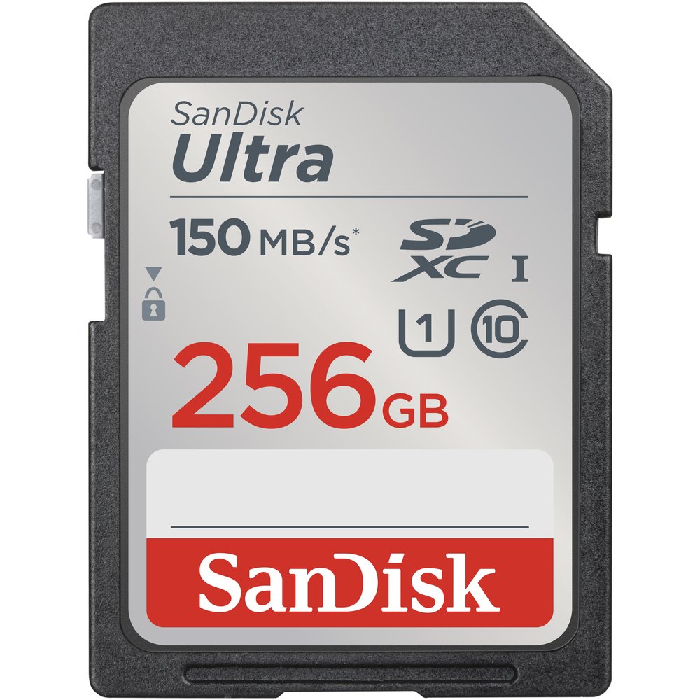 SanDisk Ultra SDXC 256GB, C10, UHS-I, 150MB/s R 記憶卡