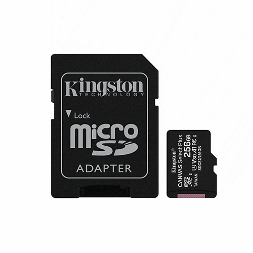 Kingston 256GB micSDXC Canvas Select Plus 記憶卡