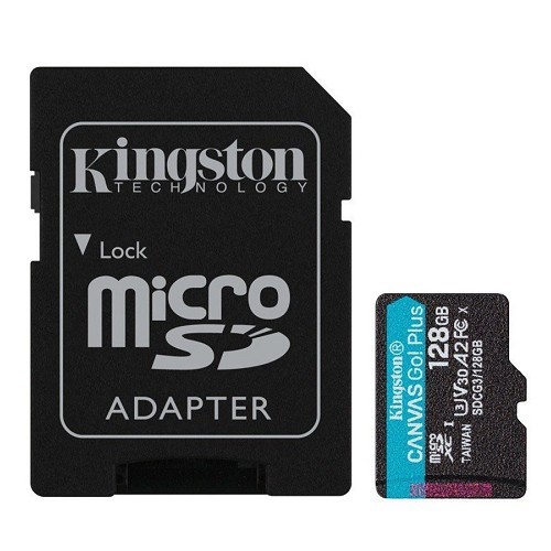 Kingston 128GB microSDXC Canvas Go Plus 170R A2 U3 V30 Card 記憶卡