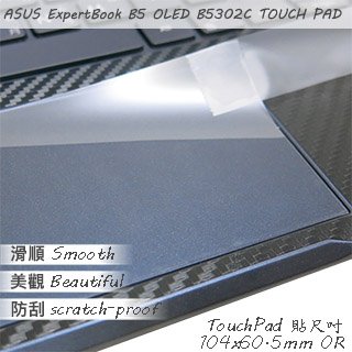 ASUS ExpertBook B5302 B5302CEA TOUCH PAD 觸控板 保護貼