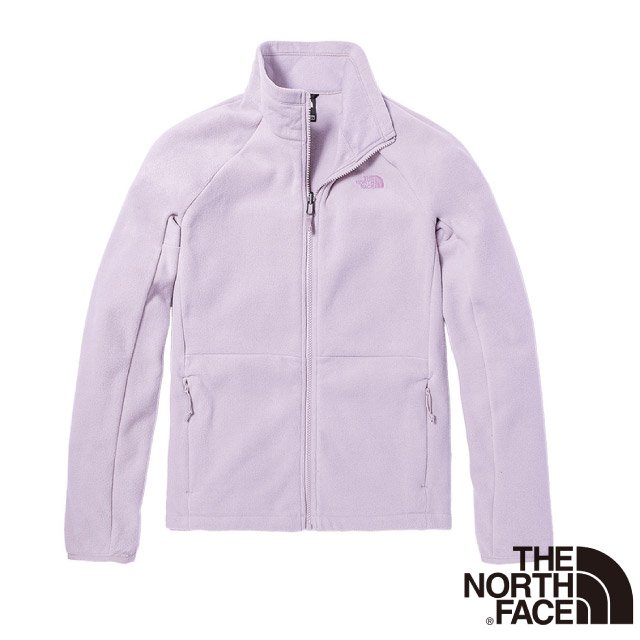 【美國 The North Face】女 保暖舒適立領抓絨外套.夾克/保暖抓絨材質.適登山健行/5GB4-6S1 紫色