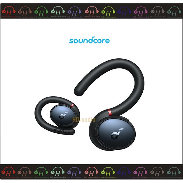 弘達影音多媒體 soundcore Sport X10 抗風噪 IPX7 防水運動 輕量化 真無線 曜石黑