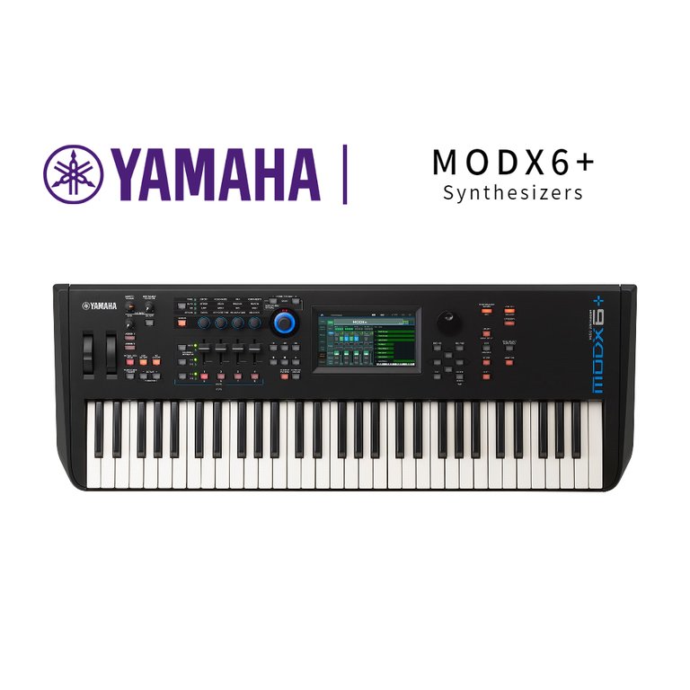 ♪♪學友樂器音響♪♪ YAMAHA MODX6+ 合成器 舞台鍵盤 61鍵 半重琴鍵