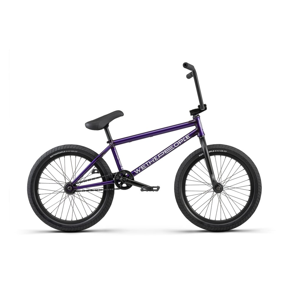 BMX極限單車 特技單車 德國人氣BMX品牌 Wethepeople型號REASON消光透明鋼鐵紫 (免倒踩花鼓版本) 特技單車 特技腳踏車 極限運動