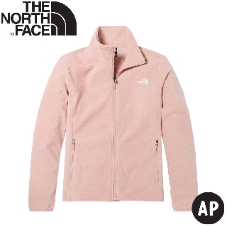 【The North Face 女 可套式刷毛保暖外套AP《粉》】4NAQ/保暖外套/抓絨外套/立領夾克