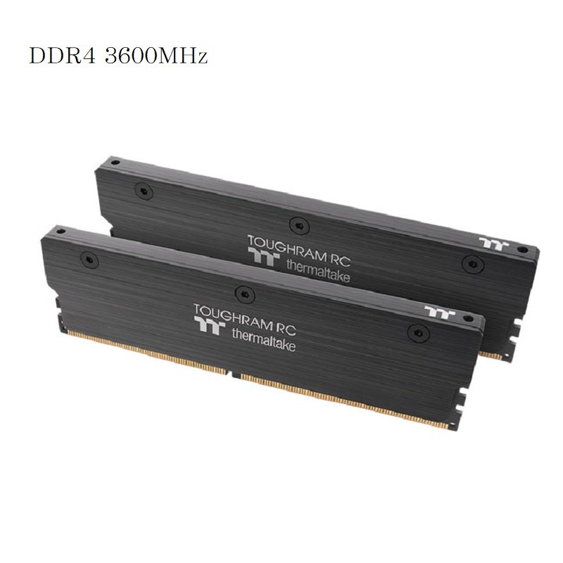 曜越 鋼影TOUGHRAM RC 記憶體 DDR4 3600MHz 16GB(8GBx2)-黑色/RA24D408GX2-3600C18A