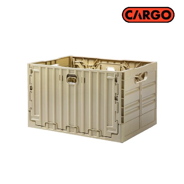 【CARGO 韓國 工業風折疊收納箱《沙色》】FOLDING BOX/摺疊箱/收納盒/整理盒/工具箱/露營桌