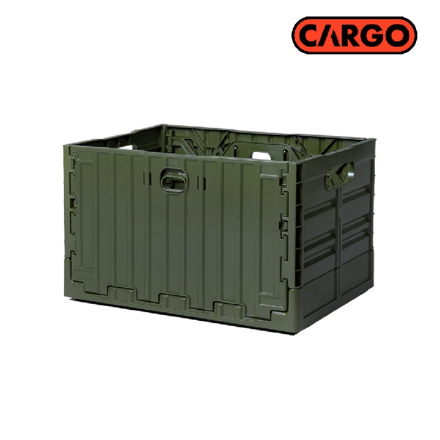 【CARGO 韓國 工業風折疊收納箱《軍綠》】FOLDING BOX/摺疊箱/收納盒/整理盒/工具箱/露營桌