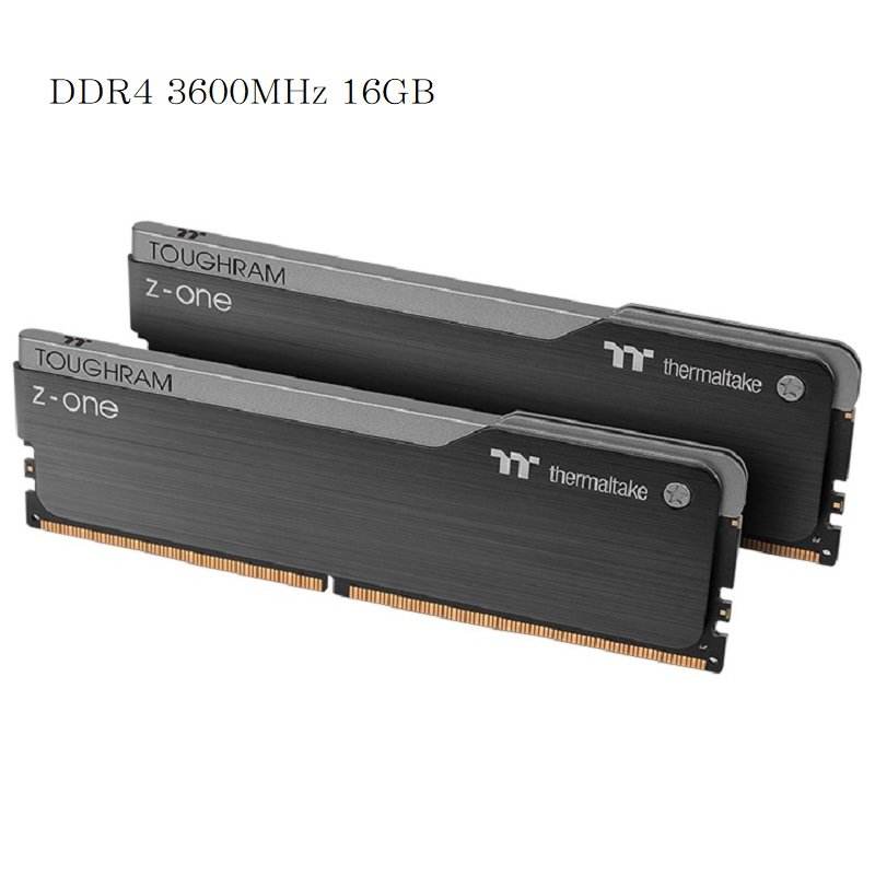 曜越TOUGHRAM Z-ONE記憶體DDR4 3600MHz 8GBx2/黑/R010D408GX2-3600C18A