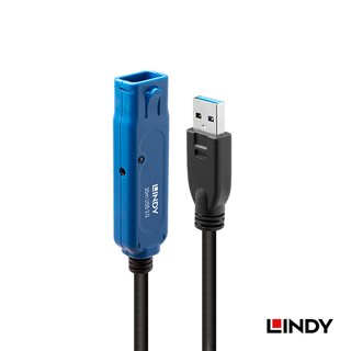 【免運 】LINDY 林帝 主動式 USB3.0 延長線 30M (43362)