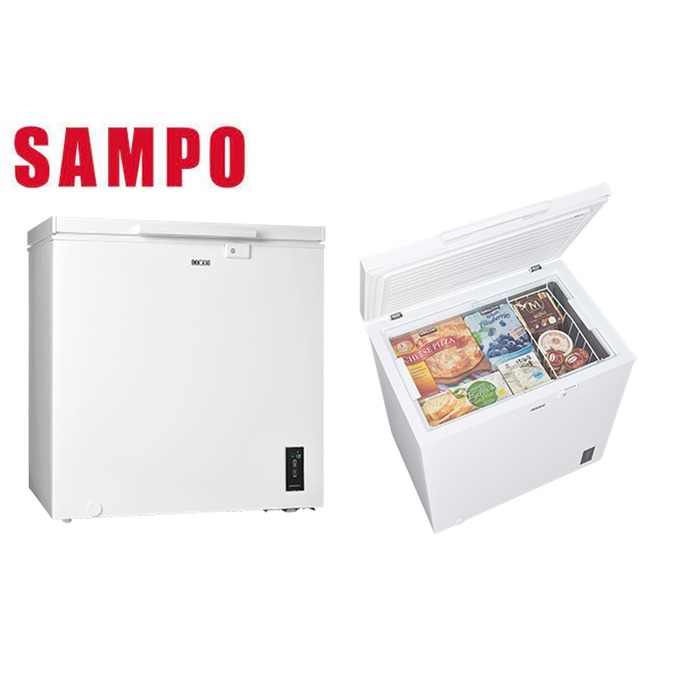 SAMPO 聲寶 200L 臥式 變頻冷凍櫃 SRF-201GD 【寬81.6高85深59.3】
