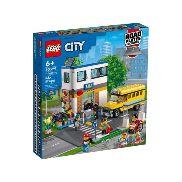 LEGO 60329 City系列 上學日 外盒:38*35.5*7CM 433PCS