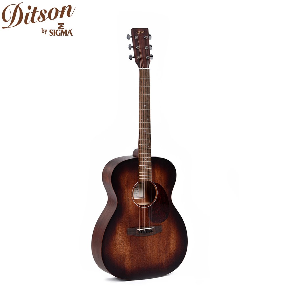 《民風樂府》Ditson 000-15 Aged 民謠吉他 傳承於Sigma 全桃花心木 手感舒適 仿舊塗裝 外觀亮眼 附贈配件 全新品公司貨