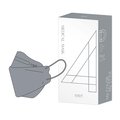 【中衛】醫療口罩-4D立體-麥飯石灰1盒入-鬆緊耳帶(20入/盒)