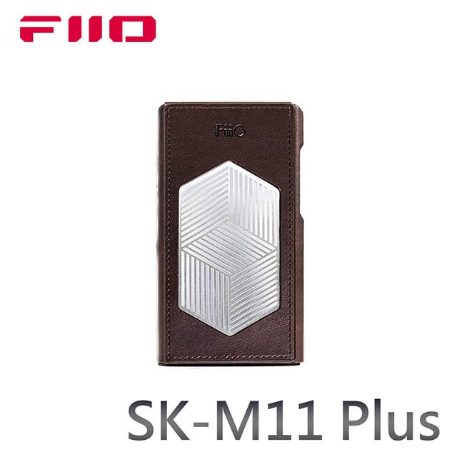 WalkBox代理【FiiO M11 Plus音樂播放器專用皮套(SK-M11 Plus)】真皮材質/不鏽鋼散熱格柵/壓痕式按鍵設計/全包覆保護機身