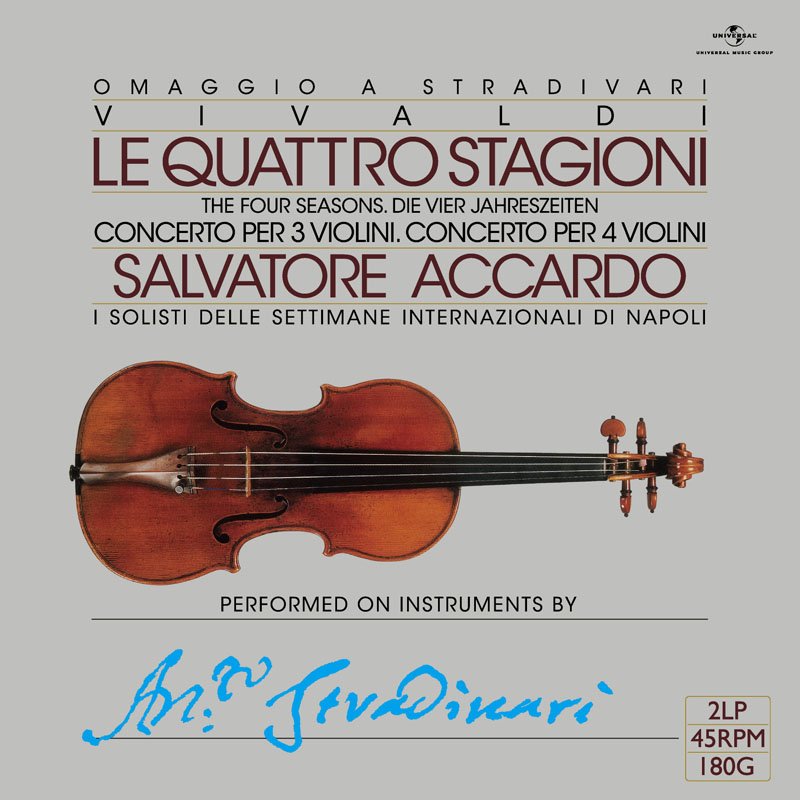 阿卡多/韋瓦地:四季小提琴協奏曲 Salvarotre Accardo The Four Seasons (45轉2LP)