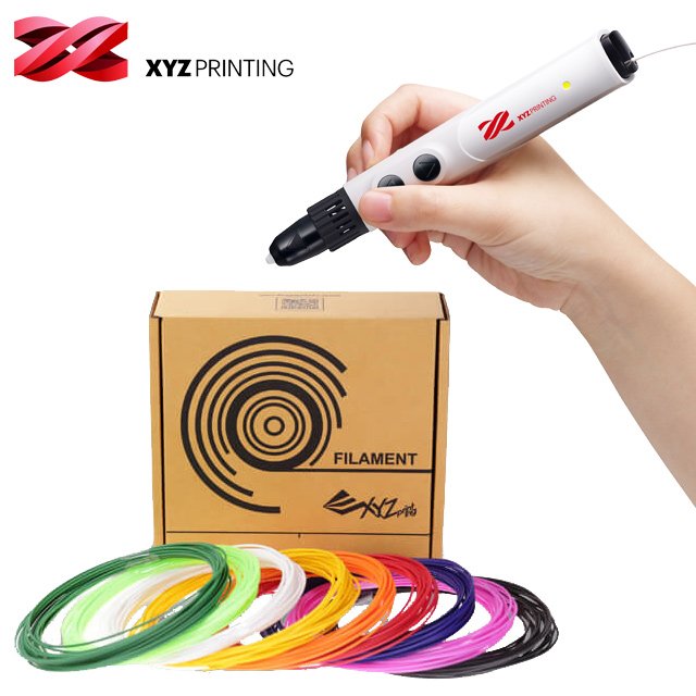【好印良品】XYZprinting - da Vinci 3D Pen cool低溫3D筆專用PCL-9色歡樂組盒包