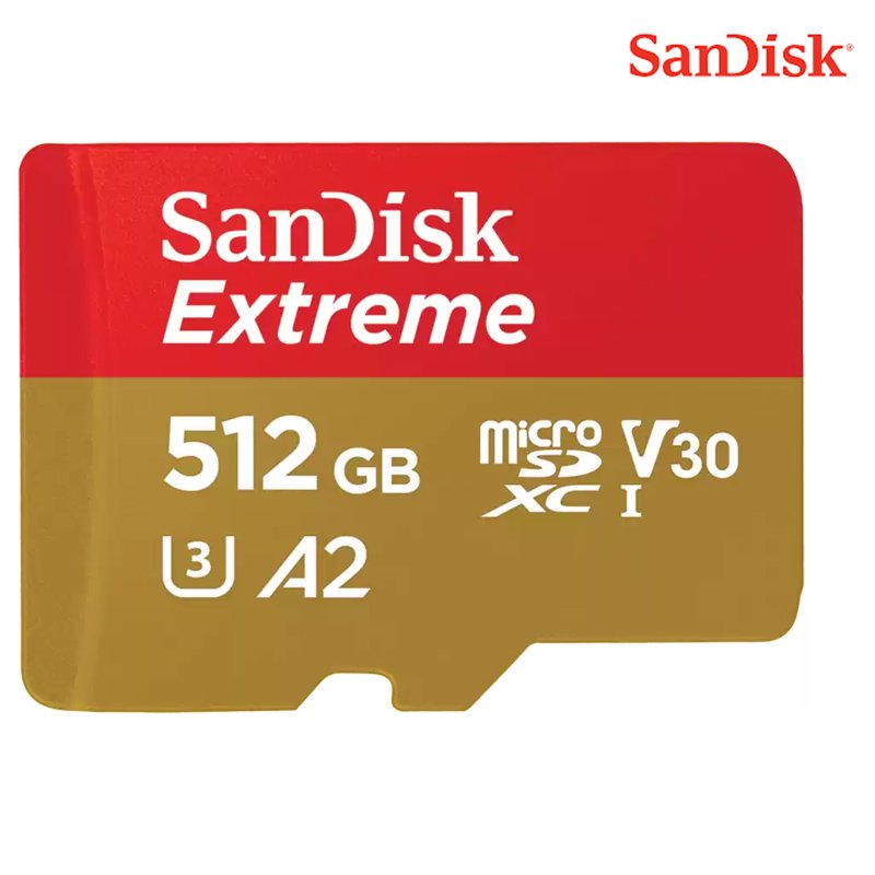 SanDisk Extreme microSDXC 512G 190MB/S 記憶卡 SDSQXAV-512G-GN6MN /紐頓e世界