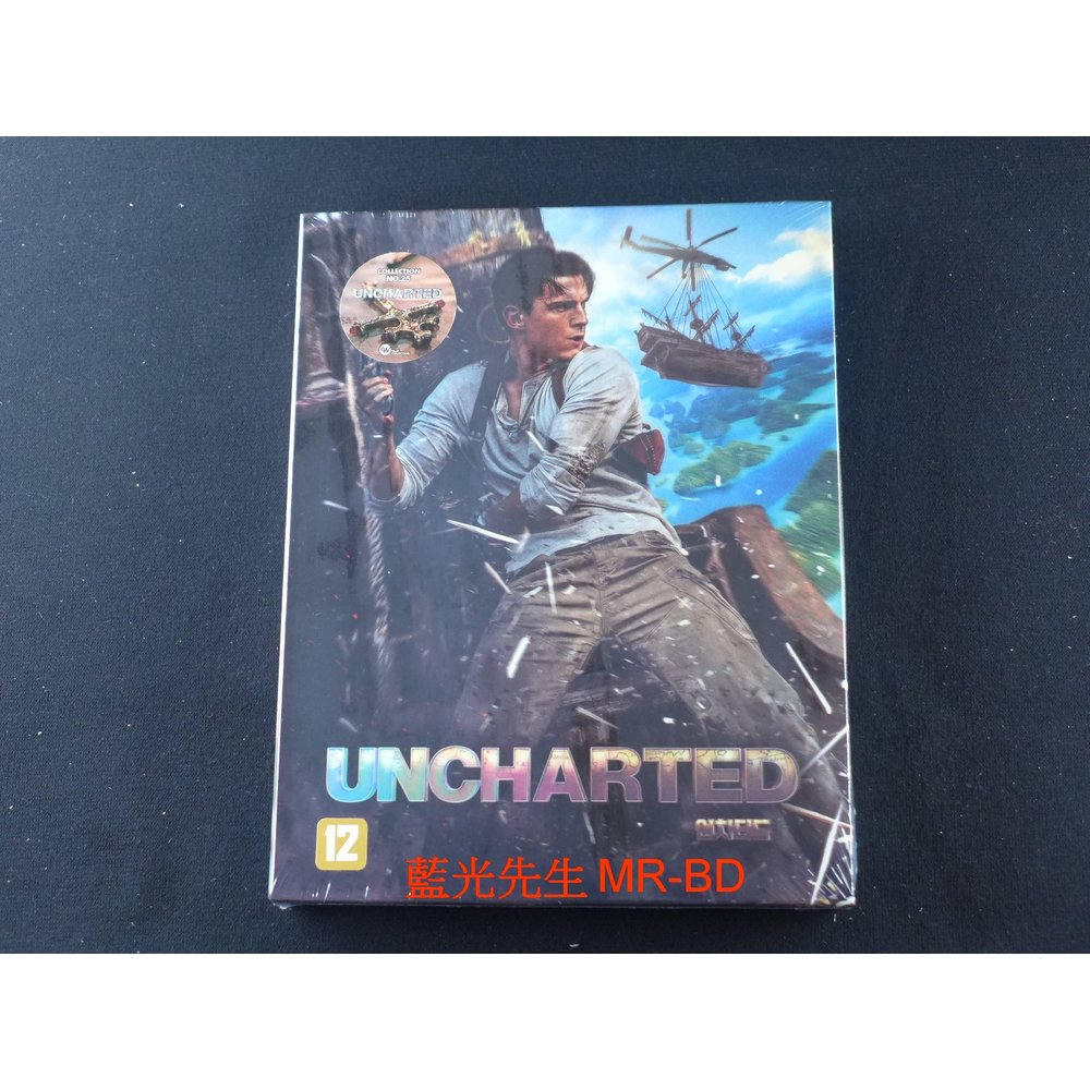 [藍光先生UHD] 秘境探險 UHD+BD 雙碟全紙盒鐵盒版 Uncharted