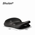 Shulan 新款6D全包裹式美臀記憶抒壓坐墊 (寂靜黑)