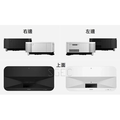 (預購)視紀音響 EPSON 愛普生 EH-LS800 智慧4K 雷射大電視 黑白兩色 公司貨