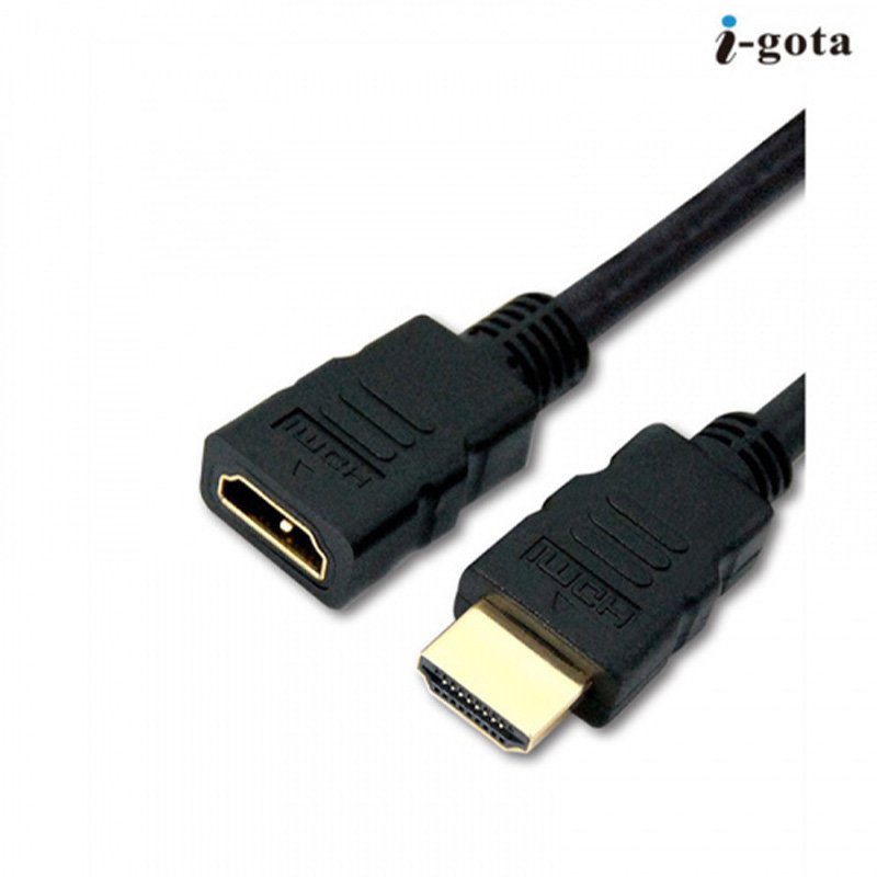 I-gota 1.4版 HDMI 公-母 1.5米 數位影音傳輸線 HDMIPS002