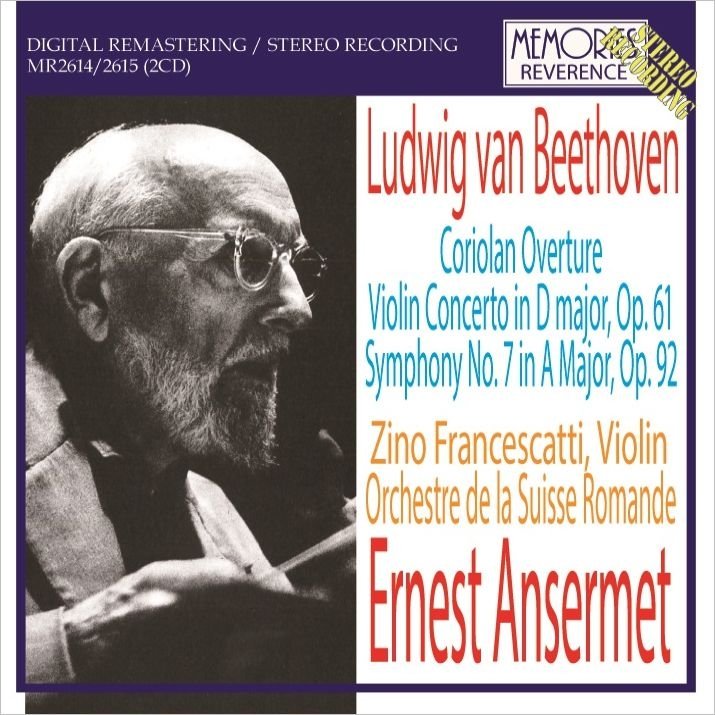 (Memories)貝多芬小提琴協奏曲 (2CD) /法蘭奇斯卡蒂 Zino Francescatti、安塞美 Ernest Ansermet