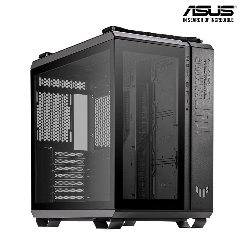 ASUS 華碩 TUF Gaming GT502 玻璃透側 電競 雙艙機殼 電腦機殼 E-ATX 黑色