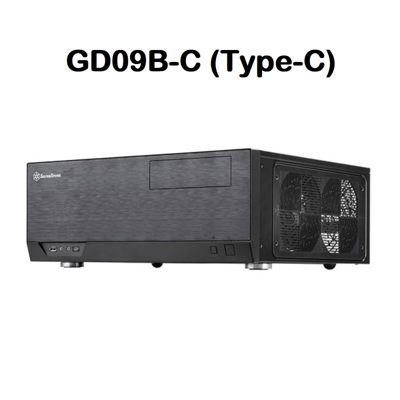 米特3C數位–SilverStone 銀欣 GD09 電腦機殼/Type-C 版本/SST-GD09B-C