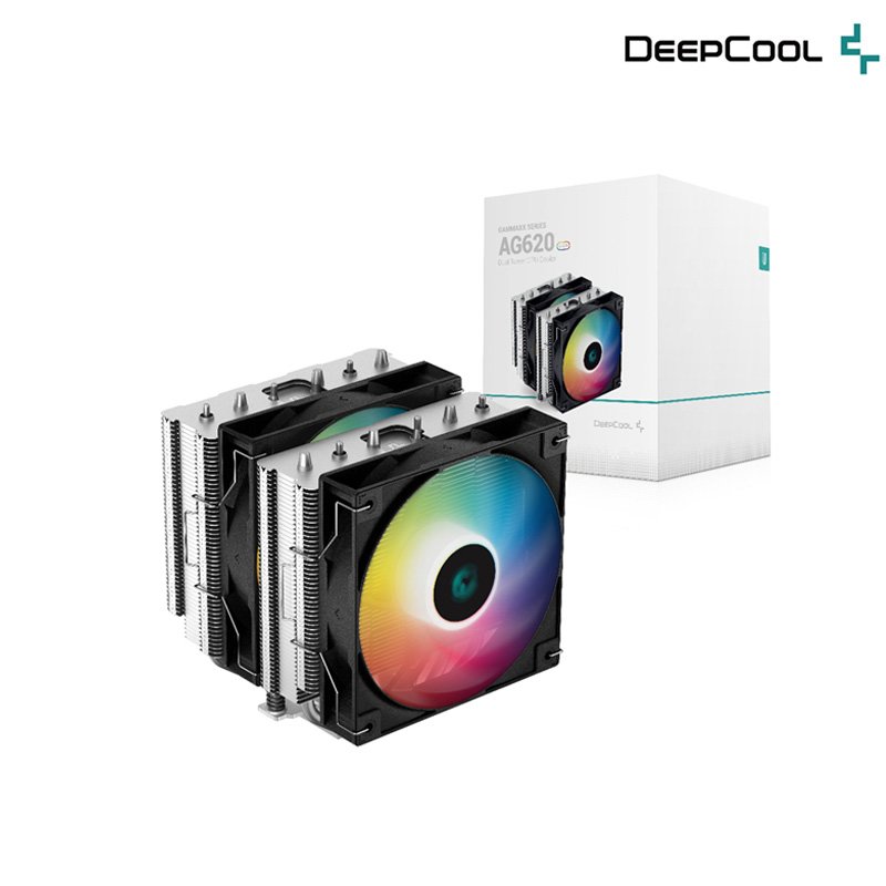 Deepcool 九州風神 AG620 ARGB 雙塔雙風扇 CPU 散熱器 支援1700&amp;AM5 /紐頓e世界