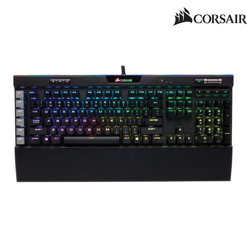 Corsair 海盜船 K95 RGB PLATINUM Cherry軸 PBT鍵帽 機械式 電競 鍵盤 /紐頓e世界