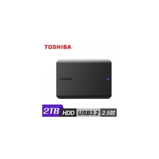 【Toshiba 東芝】Canvio Basics A5 2TB 2.5吋行動硬碟