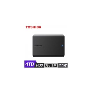 【Toshiba 東芝】Canvio Basics A5 4TB 2.5吋行動硬碟