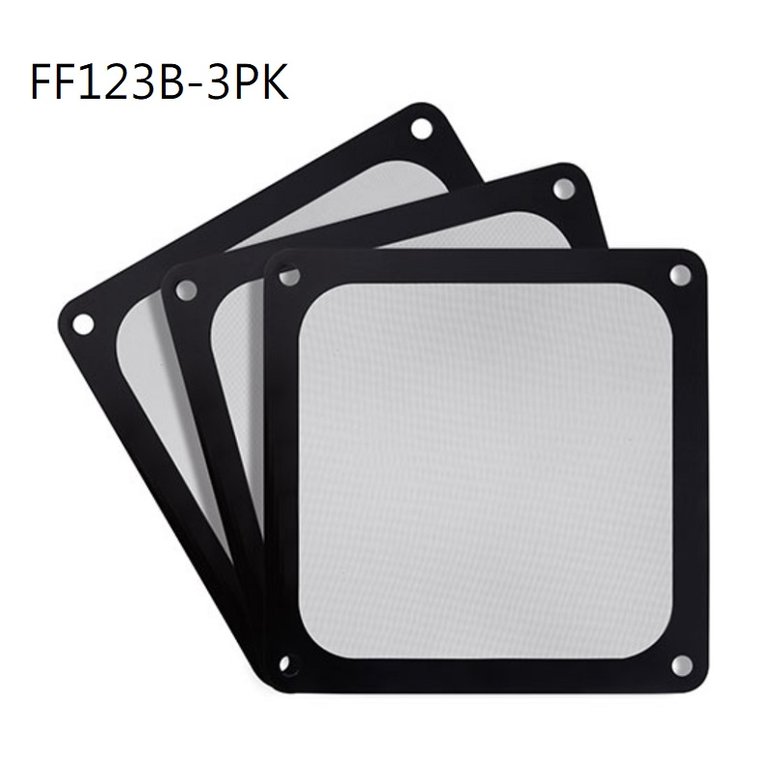 米特3C數位–銀欣 FF123 磁性濾網12公分/FF123B-3PK/3入