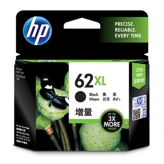 (聊聊享優惠) HP 62XL Black Ink Cartridge墨水匣 (台灣本島免運費) C2P05AA