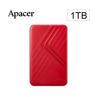 (聊聊享優惠) Apacer宇瞻AC236 1TB USB3.2 Gen1行動硬碟-熱情紅(台灣本島免運費)
