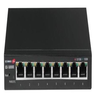 (聊聊享優惠) EDIMAX GS-5008E 8埠 Gigabit 智慧型網管高速網路交換器(台灣本島免運費)