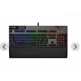 ASUS ROG-STRIX-FLARE- II-NX-BL 有線電競鍵盤(青軸)(台灣本島免運費)(5240元)