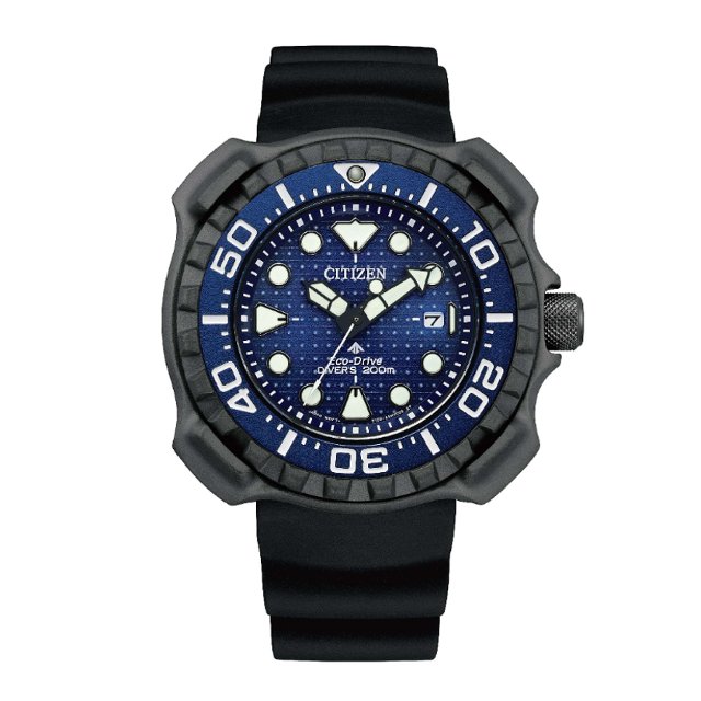 CITIZEN 星辰錶 BN0225-04L PROMASTER 限量光動能鈦金屬1982年復刻版200米潛水錶藍面 / 45.8mm