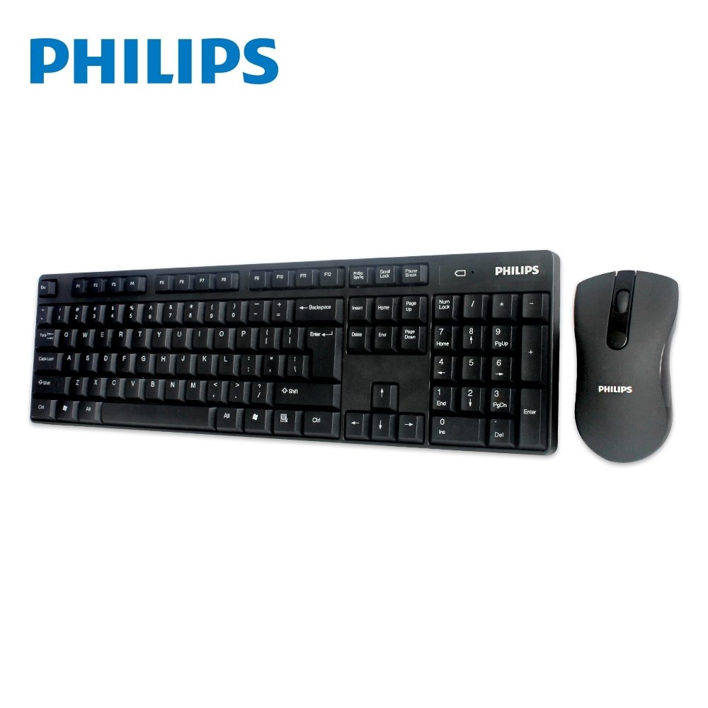 【PHILIPS 飛利浦】 無線鍵盤滑鼠組 SPT6501