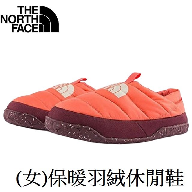 [ THE NORTH FACE ] 女 保暖羽絨休閒鞋 珊瑚橘 / NF0A5G2B89X