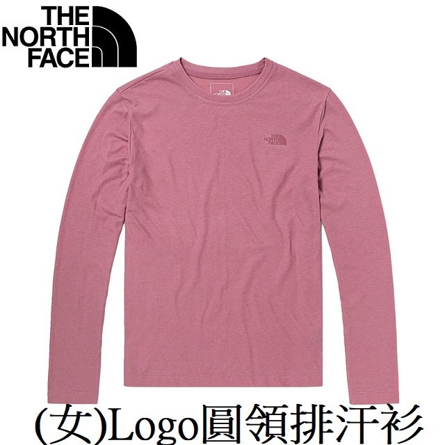the north face 女 logo 圓領排汗衫 野姜紫 nf 0 a 7 qui 6 r 4 {s}