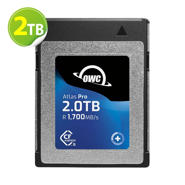 OWC Atlas Pro 2TB 記憶卡 CFexpress B 型 最大寫 1500MB/s 最大讀 1700MB/s