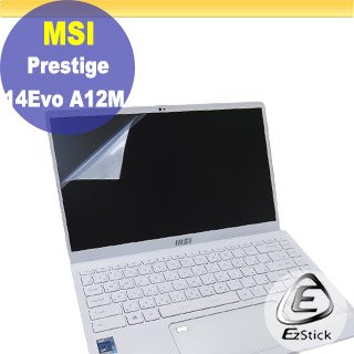 【Ezstick】MSI Prestige 14 Evo A12M 靜電式筆電LCD液晶螢幕貼 (可選鏡面或霧面)