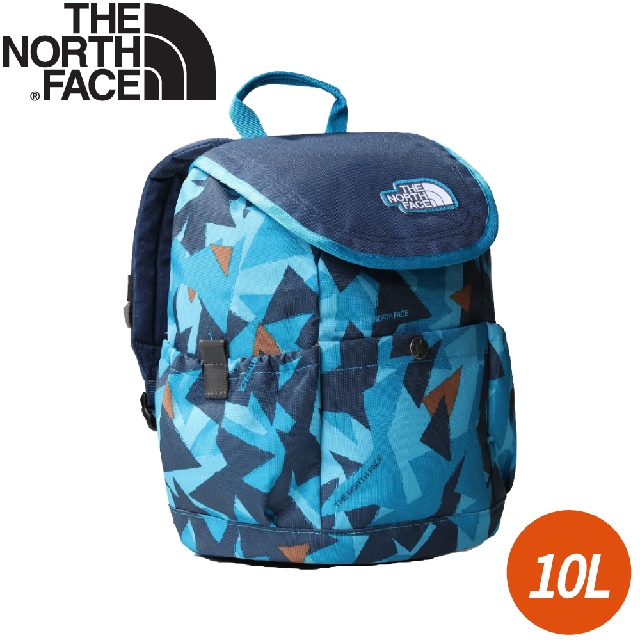 【The North Face 10升 兒童雙肩包《幾何藍》】52VW/後背包/兒童背包/休閒背包