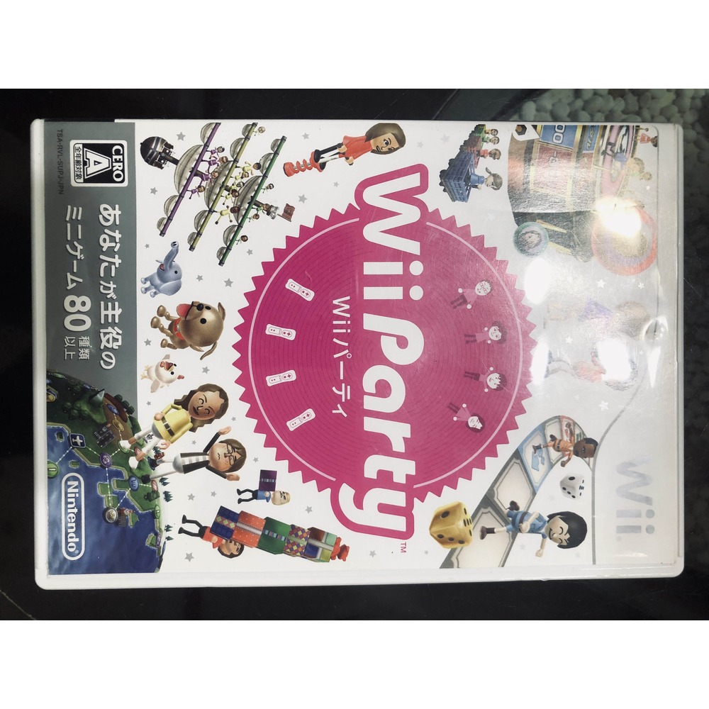 土城可面交超便宜Wii遊戲Wii派對 Wii Party支援台灣機 日本機 (日版)必備WII U主機適用 二手盒裝光碟