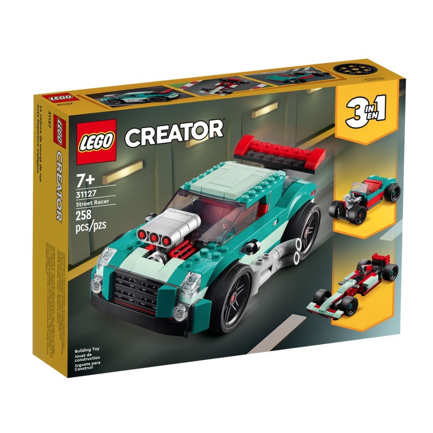 LEGO 31127 Creator 街頭賽車 外盒:26*19*6cm 258pcs