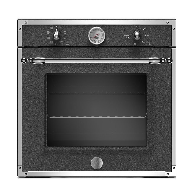 義大利 BERTAZZONI 博塔隆尼 傳承系列 F609HEREKTND 電烤箱(磨砂黑/不鏽鋼框)(76L) ※熱線07-7428010