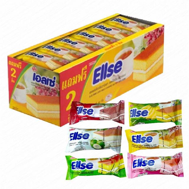 泰國Ellse小蛋糕 多種口味 現貨供應 椰子/香草/香蘭/草莓/巧克力/香蕉(15元)