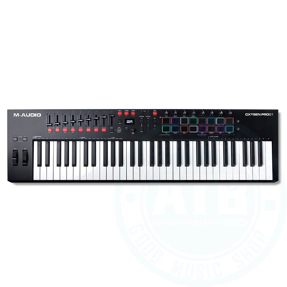 ATB通伯樂器音響】M-Audio / Oxygen Pro 61 61鍵旗艦MIDI鍵盤- PChome